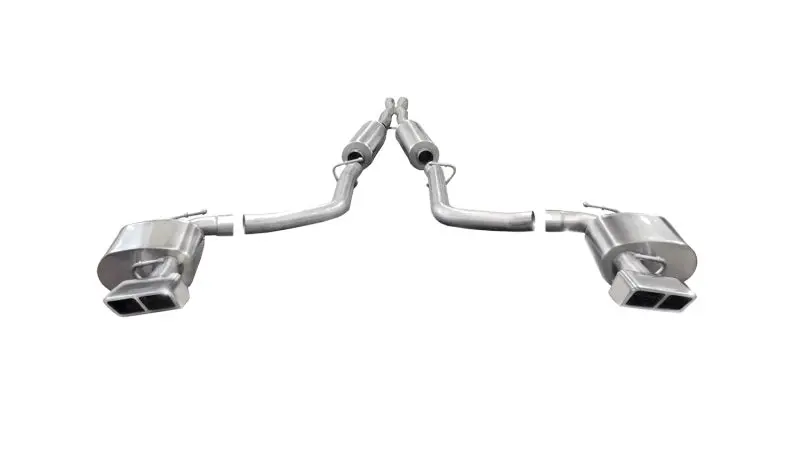 Corsa Xtreme Cat-Back Exhaust System For 2011–2013 Dodge Challenger Srt8 6.4L V8 — Polished Stainless Steel 1