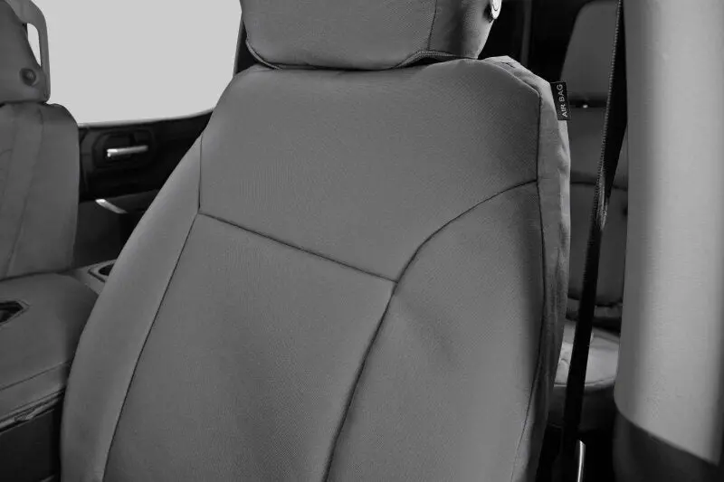 Covercraft Endura Precisionfit Front Row Seat Covers For 2017–2022 Ford F-250/F-350/F-450/F-550 – Silver/Silver 1
