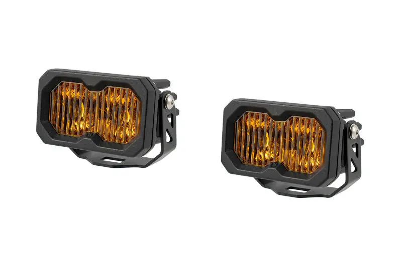 Diode Dynamics C2 2.0 Sport Yellow Sae Fog/Wide Standard Abl (Pair) 1