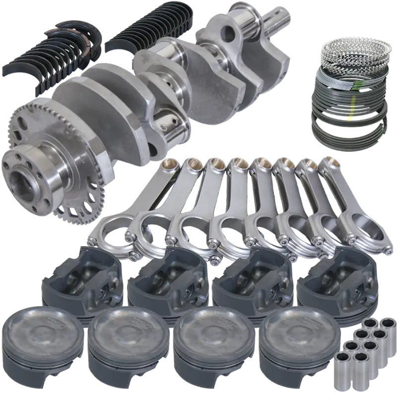 Eagle Ls-Series Competition Engine Block Assembly – 3.905" Bore, 6.125" H-Beam Rods 1