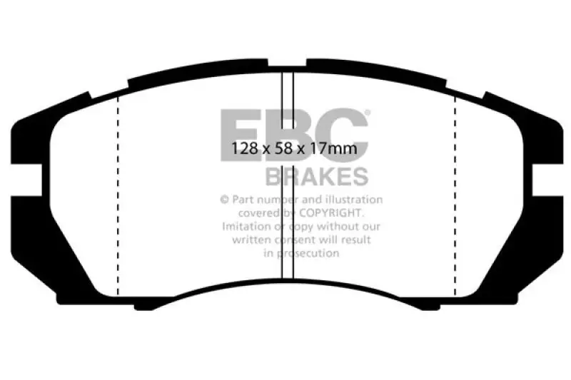 Ebc Greenstuff Front Brake Pads For 1995–1996 Subaru Impreza 2.2L – Oe Replacement Performance 1