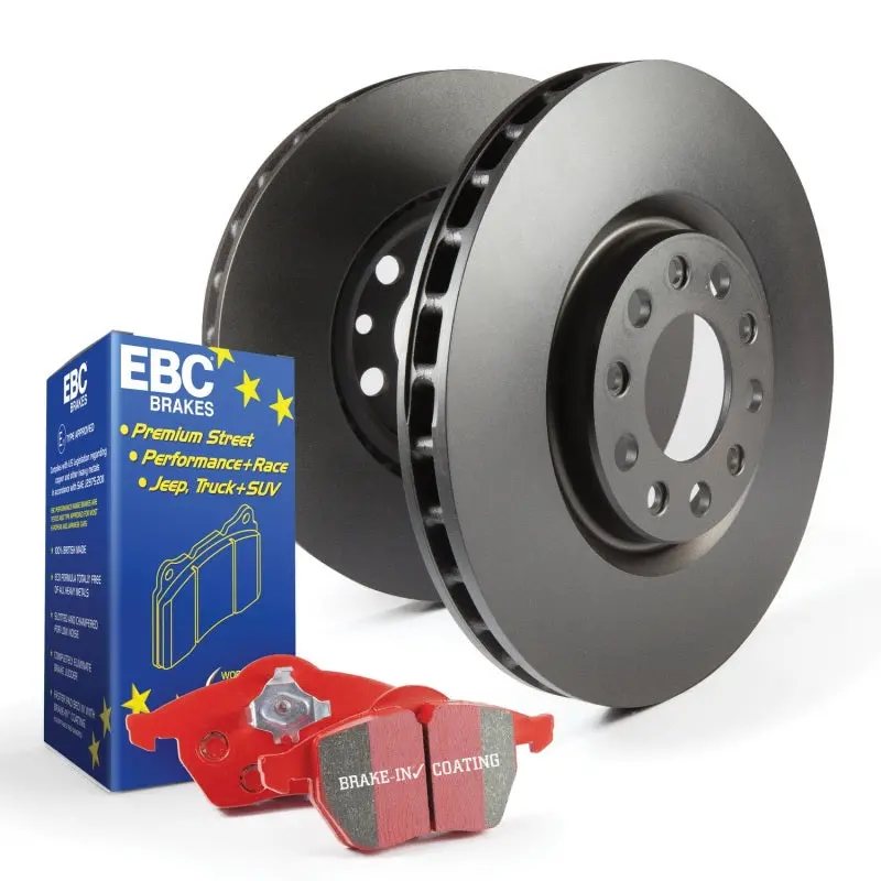 Ebc Redstuff Street & Track Brake Pad And Rk Drilled Rotor Kit 1