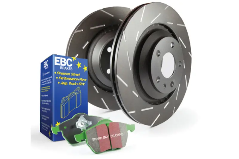 Ebc S2 Premium Brake Kit – Greenstuff Pads & Usr Drilled/Slotted Rotors 1