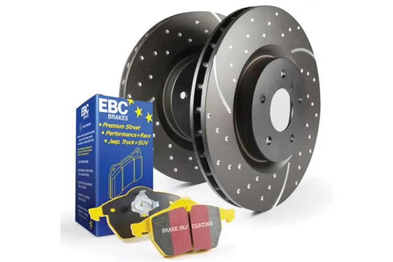 Ebc Yellowstuff Performance Brake Pad & Gd Rotor Kit – S5-Compatible Upgrade Package 1