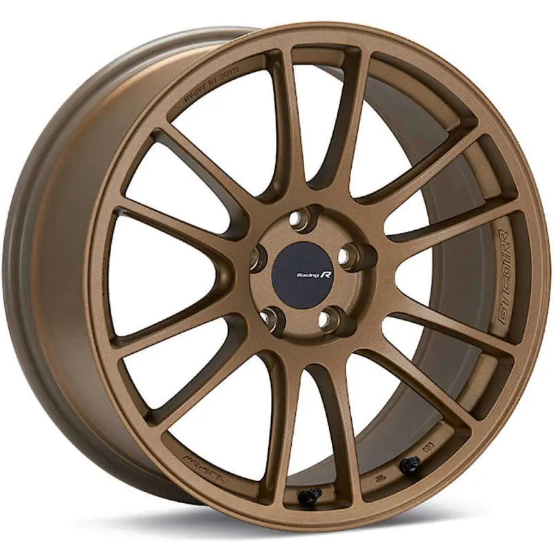 Enkei Gtc01Rr Forged Alloy Wheel – 18X10.5 Inches, 5X114.3Mm, +15Mm Offset, Titanium Gold Finish 1