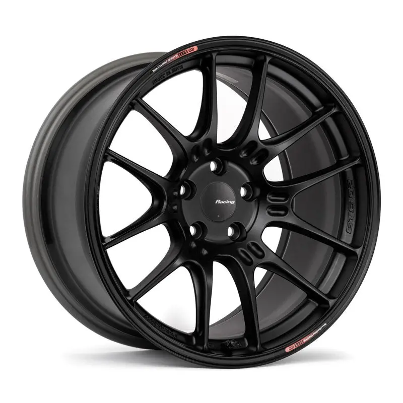 Enkei Gtc02 Matte Black Alloy Wheel – 19X8.5", 5X114.3 Bolt Pattern, 35Mm Offset, 75Mm Bore 1