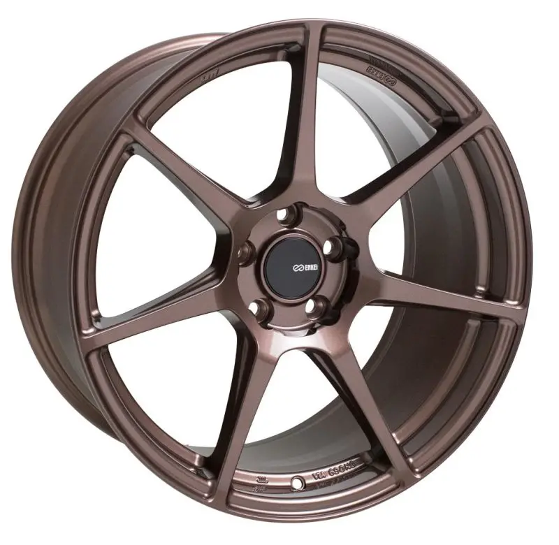 Enkei Tfr Forged Alloy Wheel – 17X8", 5X100 Bolt Pattern, 45Mm Offset, 72.6Mm Bore, Copper Finish 1