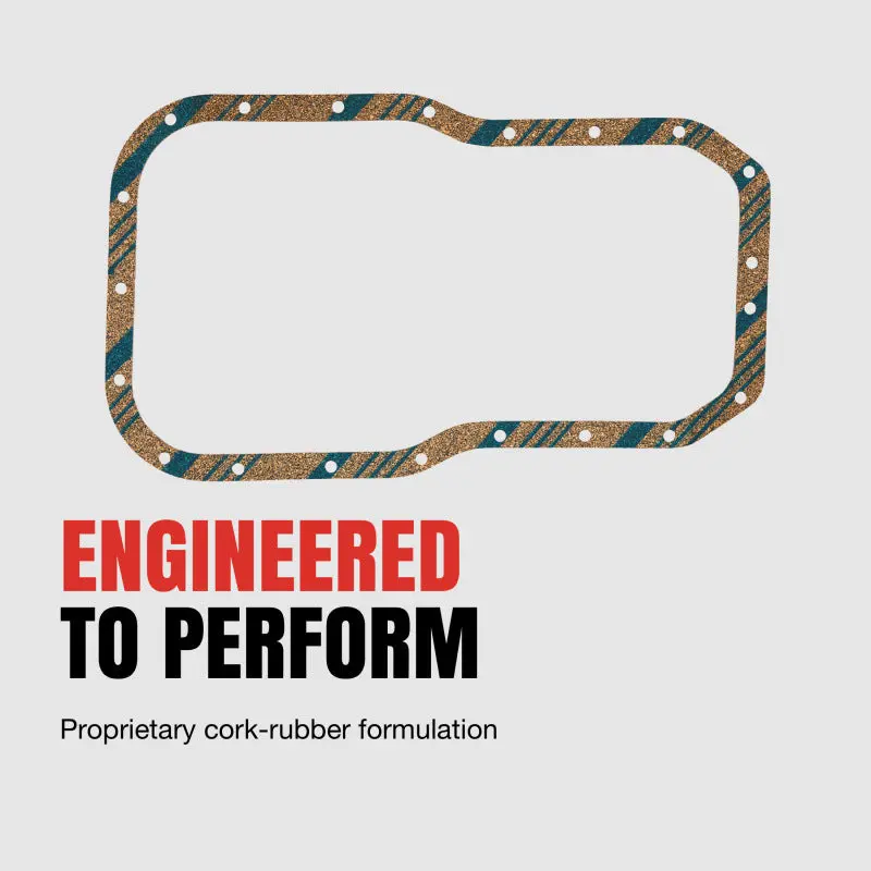 Fel-Pro Os 30790 Oil Pan Gasket Set For Ford Thunderbird – Permadry Molded Rubber, Leak-Resistant Seal 2