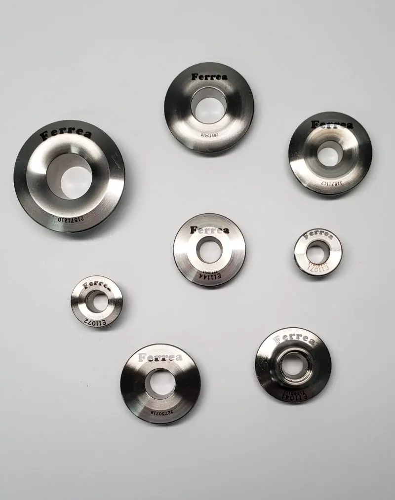 Ferrea Subaru Ej20 Double Spring 6 Deg Pro Cnc Titanium Retainer - Set Of 16 1