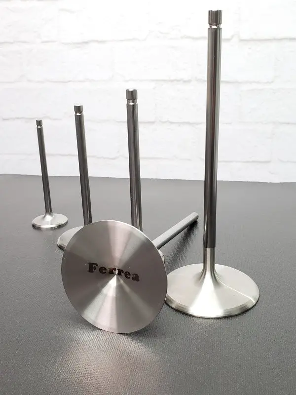 Ferrea Titanium Exhaust Valve For Small-Block Chevy, Chrysler, And Ford – 1.625" Stem, 5.04" Overall Length, +0.100" Oversize (Driver Side Only) 1