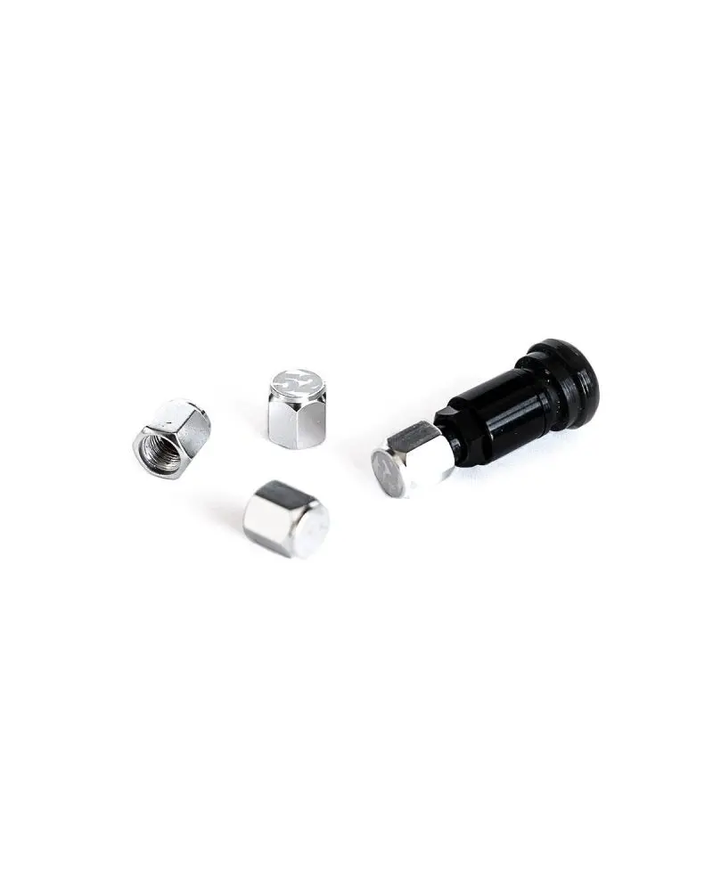 Fifteen52 Silver Aluminum Valve Stem Cap Set – Pack Of 4, Sleek Oem-Style Finish 1