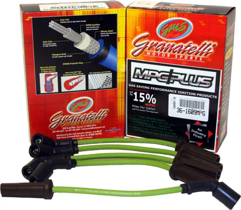 Granatelli Mpg Plus Ignition Wires For 2004–2007 Ford Ranger 3.0L Inline-6 1