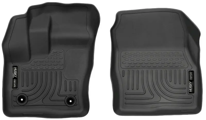 Husky Liners 2014-2015 Ford Transit Connect Weatherbeater Front Black Floor Liners 1