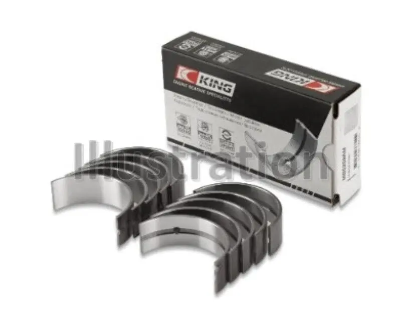 King Engine Bearings Main Bearing Set For Vw/Audi Engines (Aku/Aqm/Cr/Cy/Jk/Jr/Ky/Ra) – +0.75Mm Oversize 1