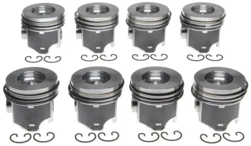 Mahle Oe Replacement Piston Set For Ford 7.3L Powerstroke Diesel – 1989–1994, 445 Engine, 8-Piece 1