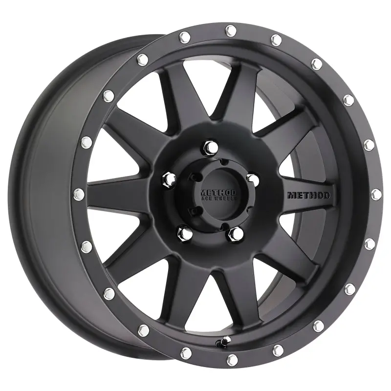 Method Mr301 The Standard Off-Road Wheel – 17X9", -12Mm Offset, 5X5.5" / 108Mm Center Bore, Matte Black 1
