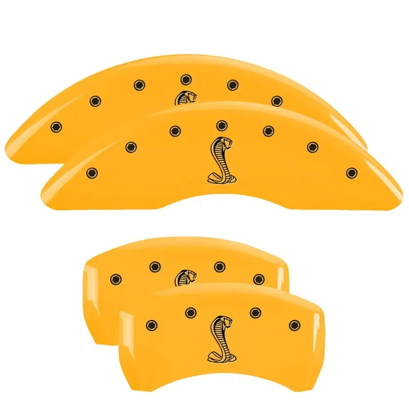 Mgp Tiffany Snake Yellow Engraved Caliper Covers – Front & Rear Set 2