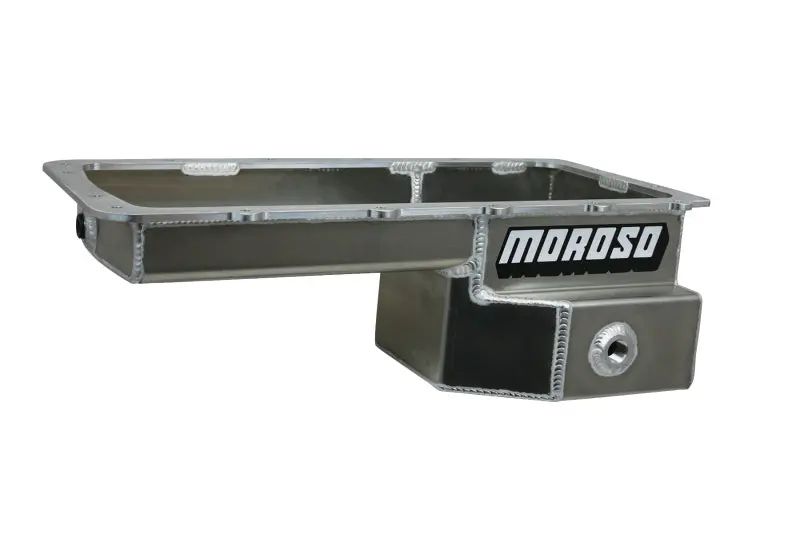 Moroso Ford 5.0 Coyote/Fox Swap (W/Rear Sump) Road Race Baffled Wet Sump 7.5Qt 6-5/8In Alum. Oil Pan 1