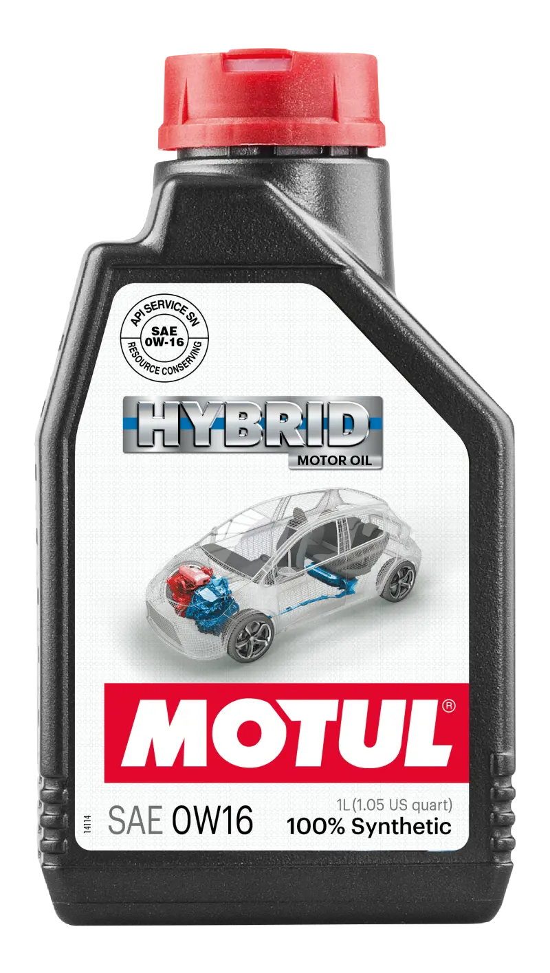 Motul Oem Synthetic Hybrid Engine Oil – 0W-16, Api Sn Certified, 1-Liter Bottle 1