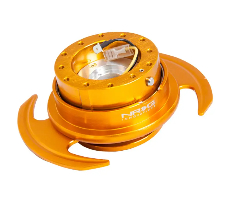Nrg Gen 3.0 Quick Release Steering Wheel Kit – Rose Gold Body & Ring With Handles 1