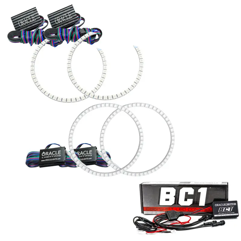 Oracle Colorshift Halo Lighting Kit – Custom Rgb Led Headlight Rings For 2006–2009 Toyota 4Runner With Bc1 Controller 1