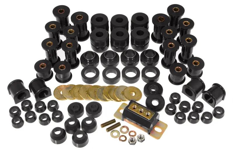 Prothane Complete Suspension Bushing Kit For 1987–1996 Jeep Wrangler Yj – Black Polyurethane 1