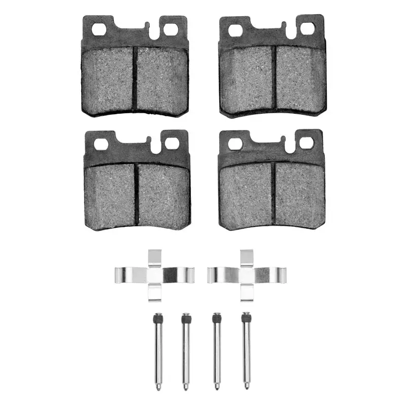 R1 1987-2000 Mercedes-Benz 300Sl Rear R1 Semi Met Pads & Hardware Kit 1