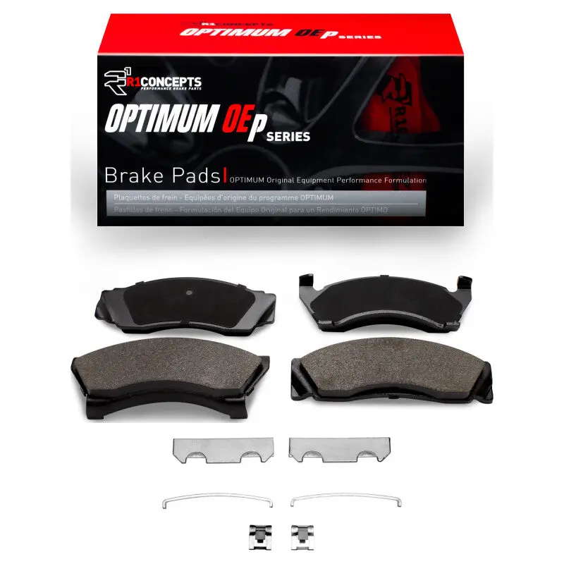 R1 Front Brake Pad & Hardware Kit For 1978 Mercury Grand Marquis — Oe-Style Optimum Performance 1