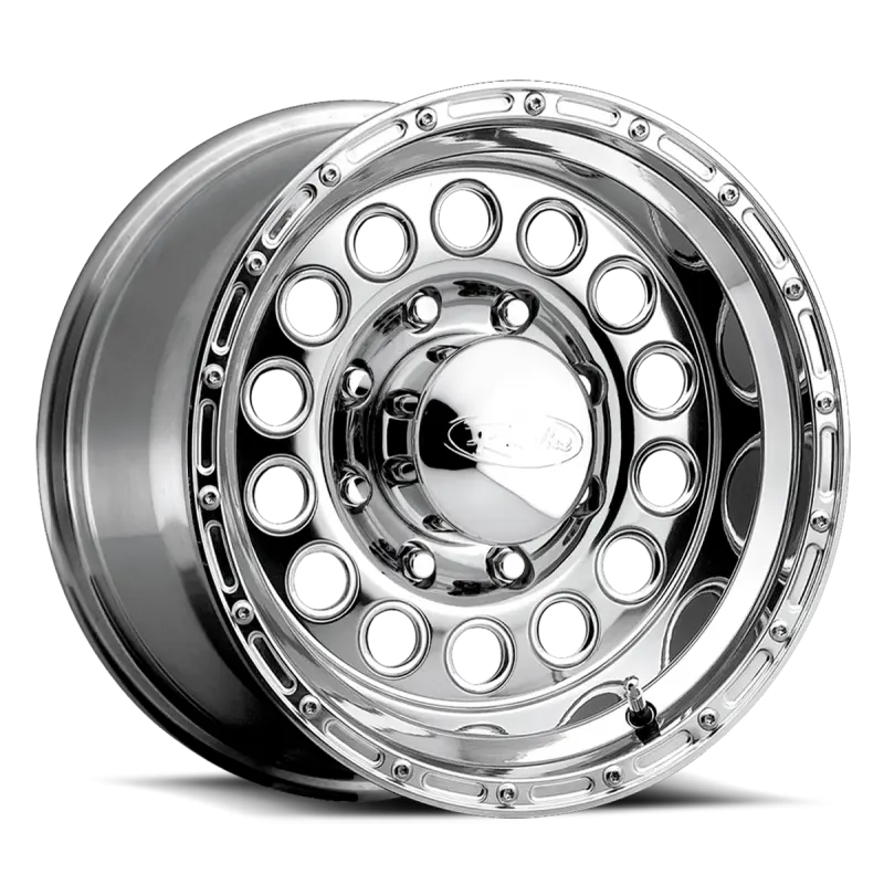 Raceline Rock Crusher 17X9 Polished Alloy Wheel – 8X165.1 Bolt Pattern, 0Mm Offset, 130.81Mm Center Bore 1