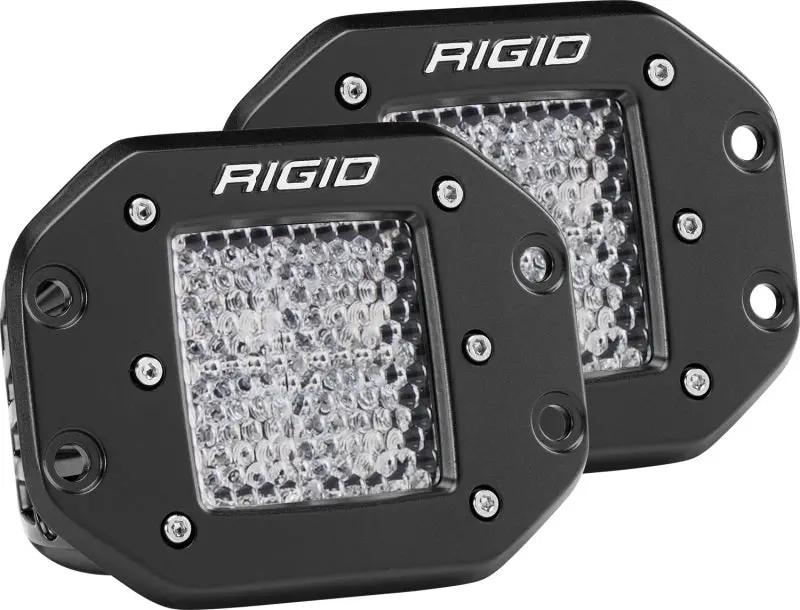 Rigid Industries Dually Led Light Kit – Flush-Mount Design, 60° Beam Spread, Sold As Pair 1