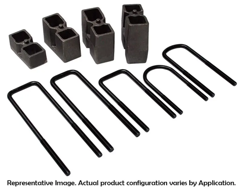 Skyjacker 1977-1993 Dodge D150 Pickup Suspension Block And U-Bolt Kit 1