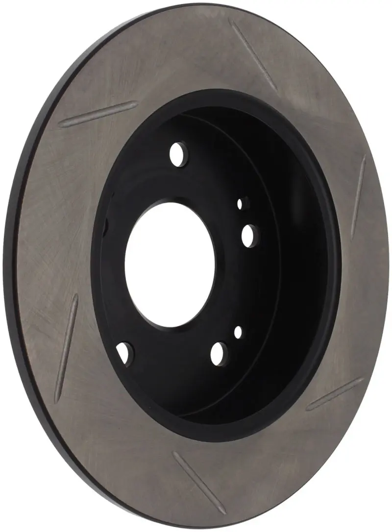 Stoptech Power Slot Slotted 06-08 Honda Civic Si Rear Right Rotor 1