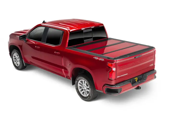 Undercover Fusion Hard Tonneau Cover For 2011–2017 Dodge Ram – 76.8″ Length, Deep Cherry Red Finish 1
