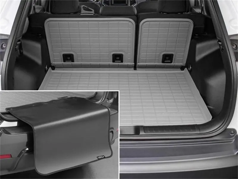 Weathertech Seatback Cargo Liner With Bumper Protector For 2015–2023 Ford Edge & 2019–2022 Edge St – Grey High-Performance Model 1