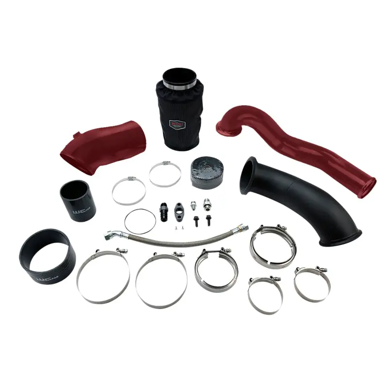 Wehrli 04.5-07 Dodge 5.9L Cummins S400 Turbo 2Nd Gen Swap Kit (No Turbo/Manifold) - Wcfab Red 1