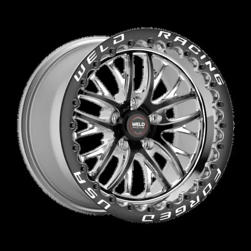 Weld S82 Single Beadlock Wheel – 17X10", 5X120Mm, 43Mm Offset, Black High-Pad Finish 1
