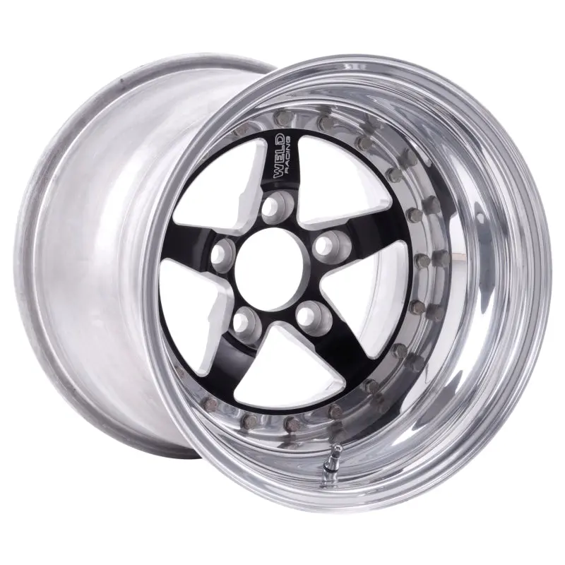 Weld Weldstar 15X7 Non-Beadlock Wheel – 5X4.5 Bolt Pattern, 3.5" Backspace, Gloss Black Finish 1