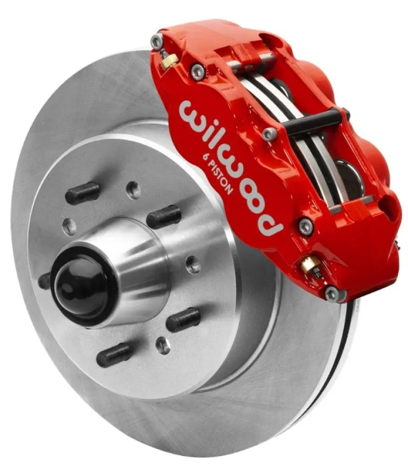 Wilwood Forged Narrow Superlite 6R Front Big Brake Kit 12.19In Rotors 88-98 C1500 - Red 1