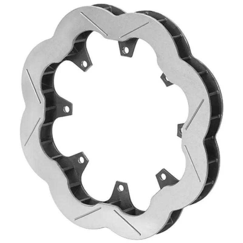 Wilwood Super Alloy Scalloped Slotted Brake Rotor – 11.75In Diameter, 32-Vane Design, 8X7In Bolt Circle 1