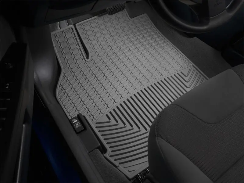 Wt Rubber Floor Mats – Front Row – Gray 1