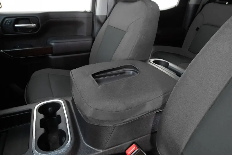 Covercraft 23-24 Ford Superduty Endura Precisionfit Custom Front Row Seat Covers - Silver/Charcoal 1