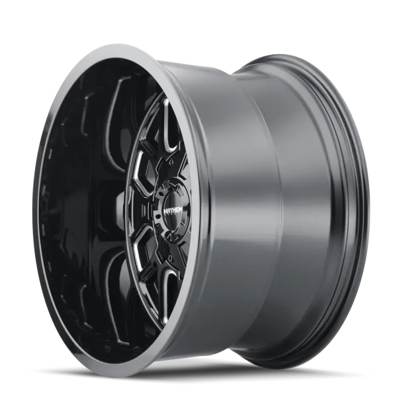 Mayhem Cogent 20X9 Inch Black Wheel With Milled Spokes – 5X127 Bolt Pattern, 0Mm Offset, 87Mm Hub Bore 1