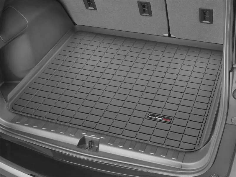 Weathertech Custom-Fit Cargo Liners For 2019–Present Hyundai Santa Fe – Black Heavy-Duty Protection 1